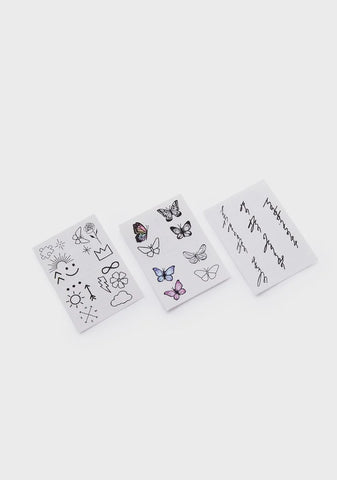Deluxe Temporary Tattoo Set