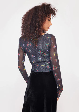 Kona Long Sleeve Corset Top