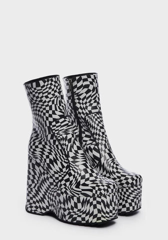Aftershock Checkered Boots