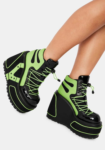 Hijacked Chunky Platform Sneakers