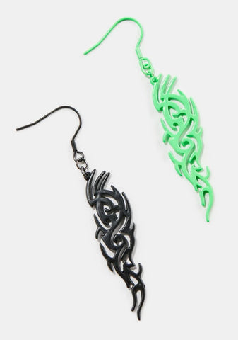 Make Your Mark Tattoo Earrings