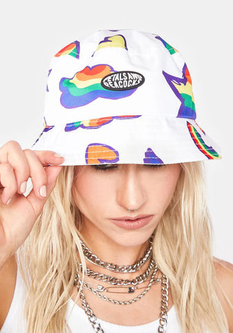 Rainbow Galaxy Bucket Hat