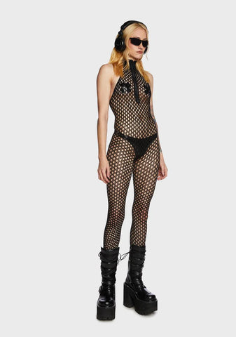 Sleepless Fever Zip Bodystocking