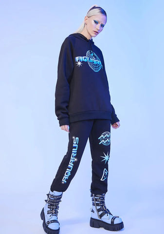 Aquarius Worldwide Graphic Jogger Sweatpants