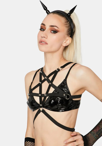 Pentagram Power Spiked Harness