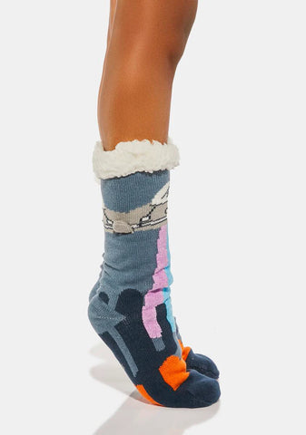 UFO Real Slipper Socks