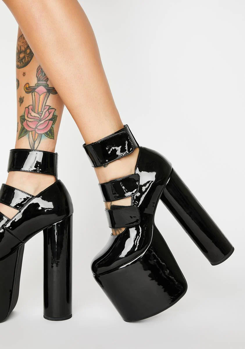 Sick Of Suburbia Platform Mary Janes