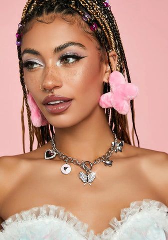 Just Floating By Fuzzy Earrings