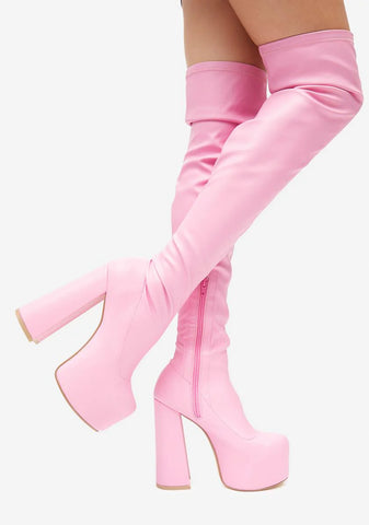 Pink Havasu Platform Boots