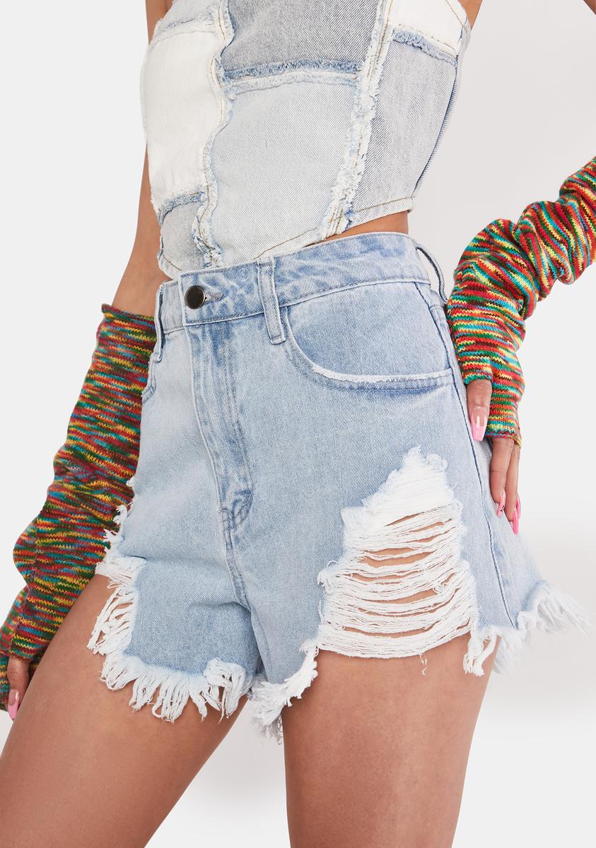 Bending The Rules Denim Shorts