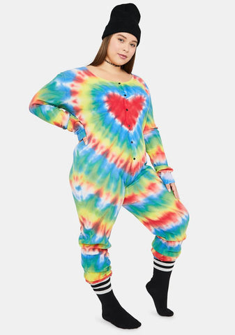Real Chill In The Air Tie Dye Jumper