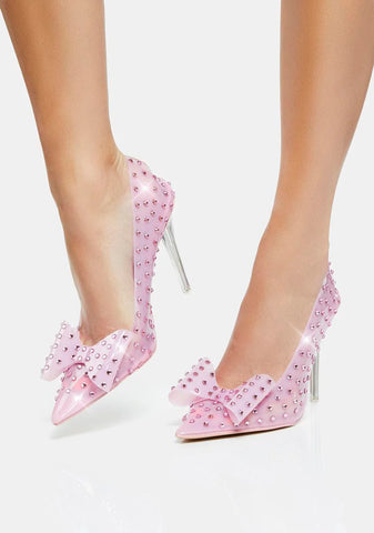 Fake Love Diamante Heels