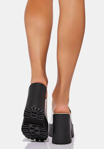 Quartz If I Can't Have You Platform Sandals