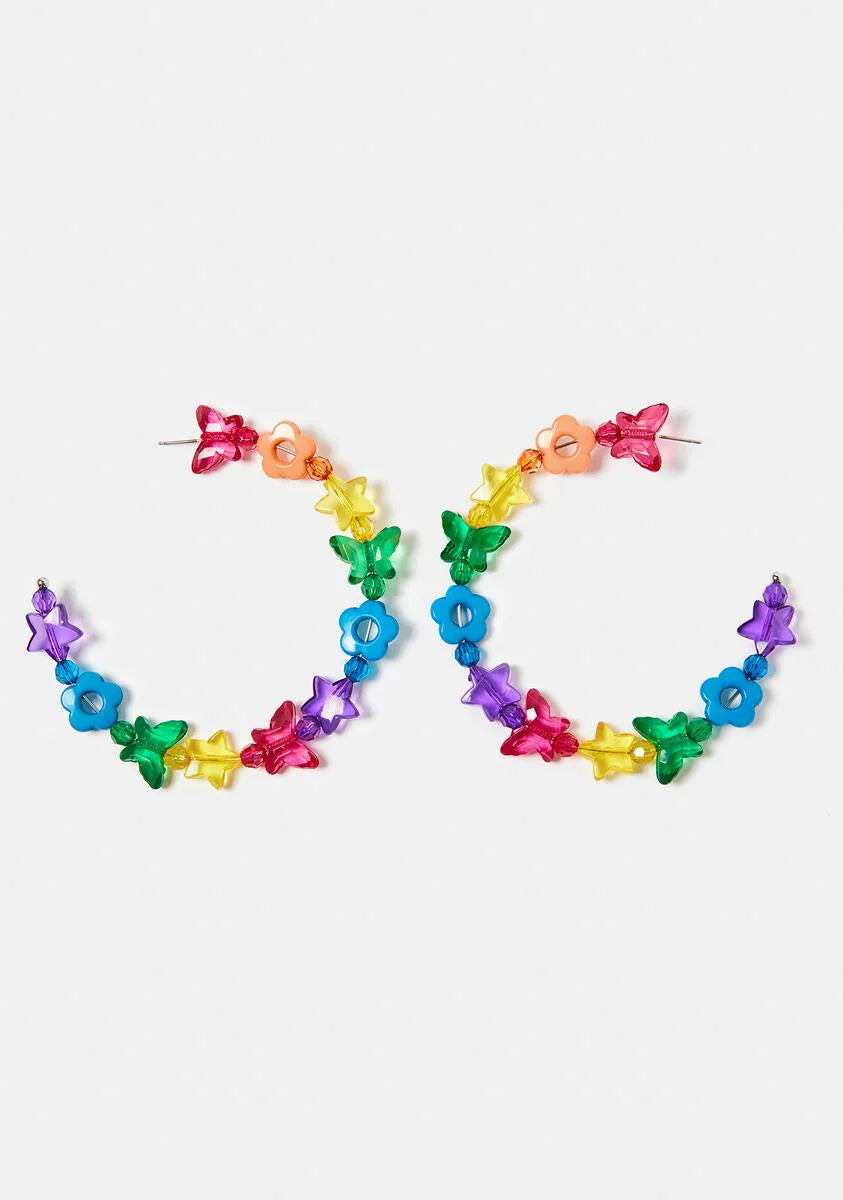 Love Me Gently Hoop Earrings