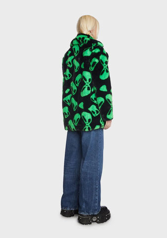 Alien Hendrix Faux Fur Coat