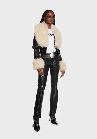 Joss Vegan Leather Pants