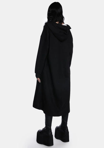 Onyx Don't Bother Me French Terry Coat