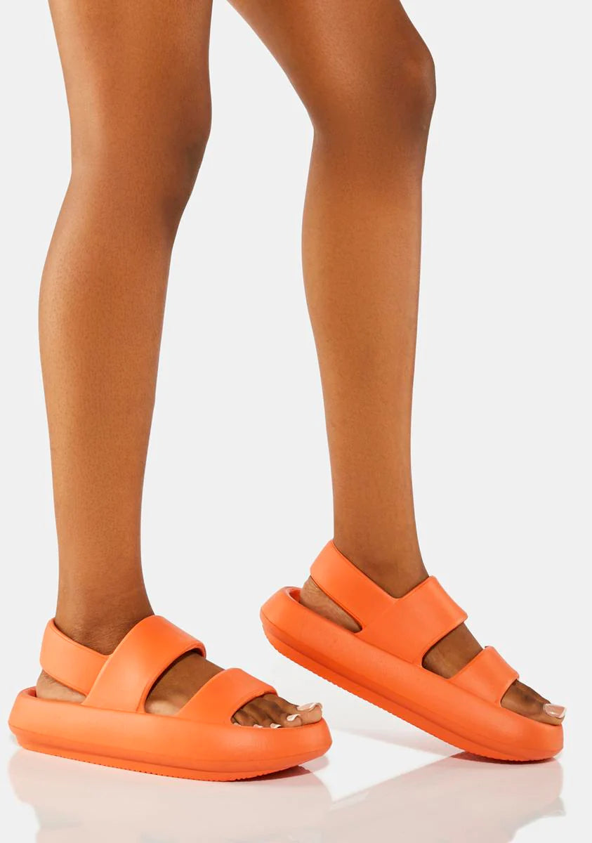 Citrus Sidewalk Shuffle Slide Sandals