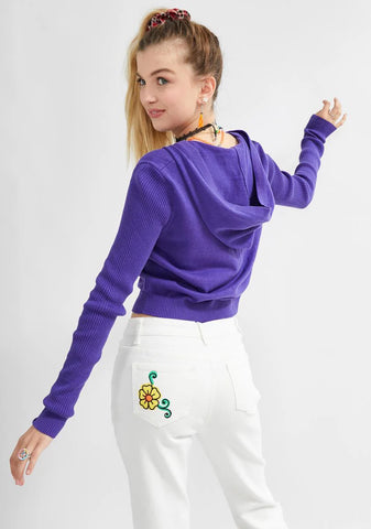 Dream Girl Butterfly Zip-Up Hoodie