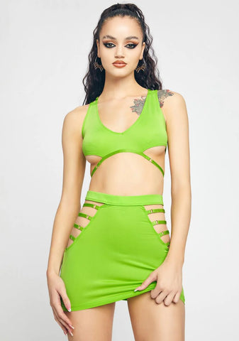 Super Like Strappy Skirt Set