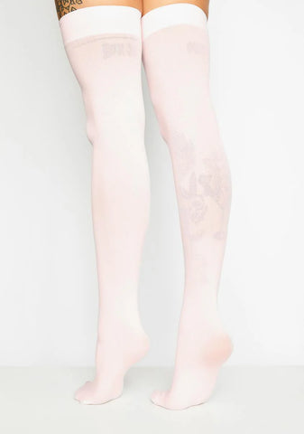 Angel Of Mine Sheer Thigh Highs