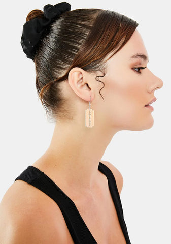 Deadly Blow Drop Earrings