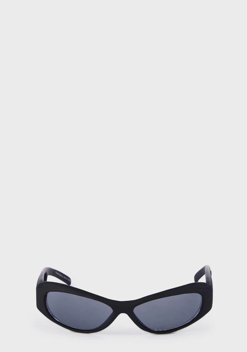 Black Side View Shield Sunglasses