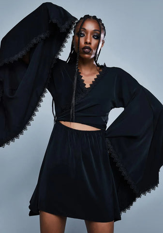 The World's End Kimono Sleeve Dress