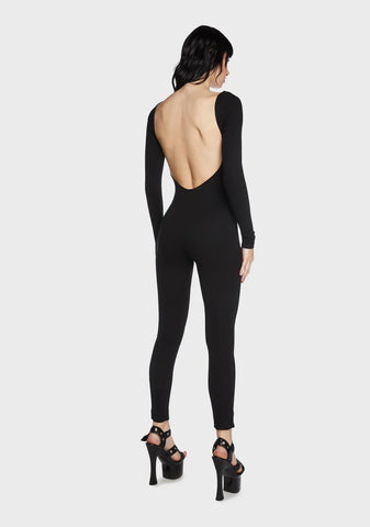 Hallie Open-Back Jumpsuit