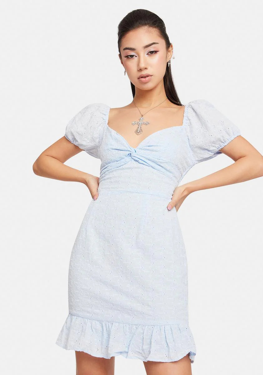 Chill Need A GF Now Ruffle Mini Dress
