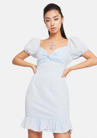 Chill Need A GF Now Ruffle Mini Dress