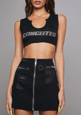 Taking Over Cargo Skirt