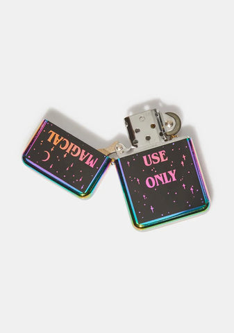 Magical Use Only Flip Top Lighter