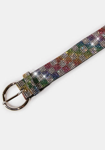 Paradise Reign On Rhinestone Belt