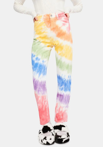 Jolly Happy Soul Tie Dye Jeans