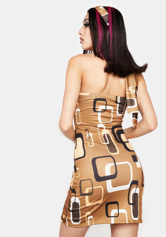 Mocha Telly Mini Dress