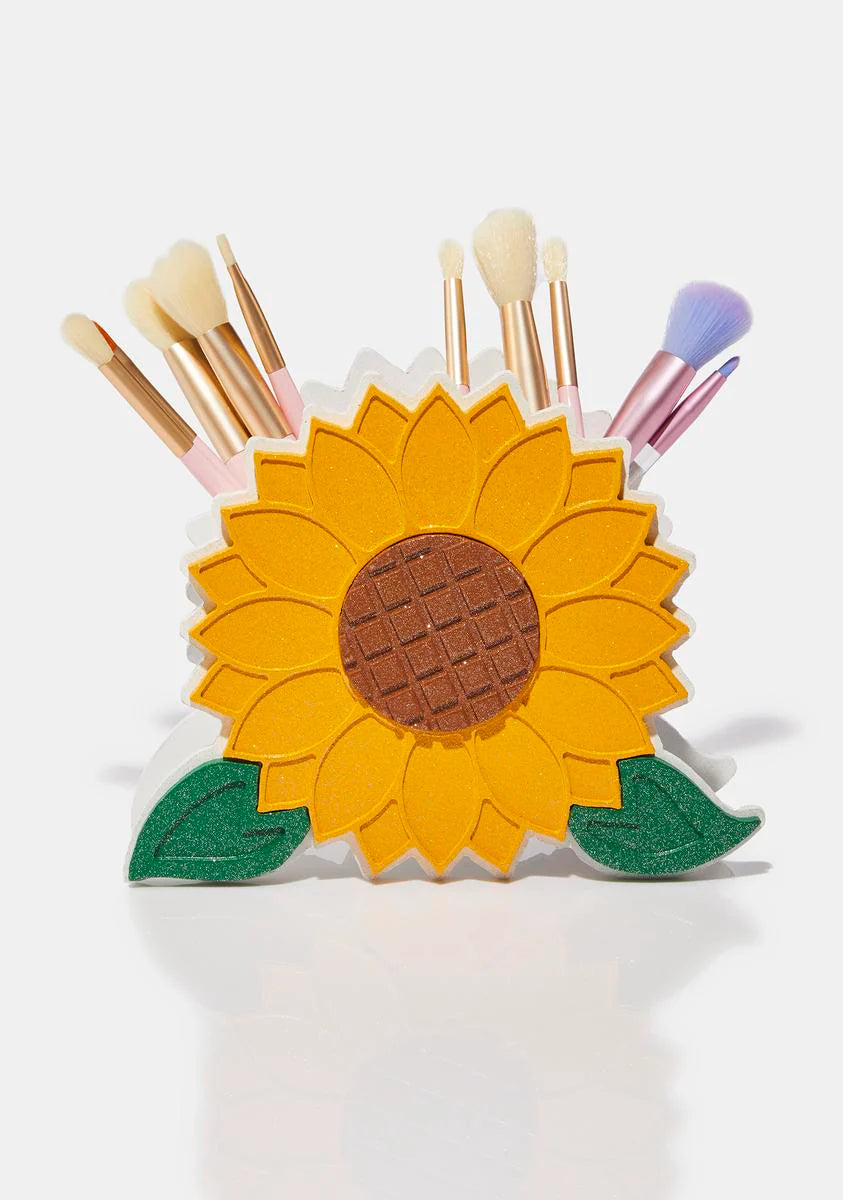 Sunflower Makeup Brush Holder