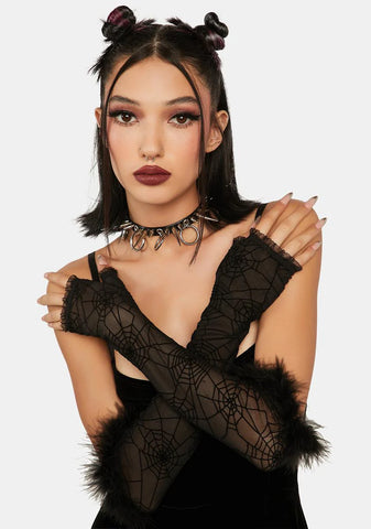 Nightmares Of You Spider Gloves