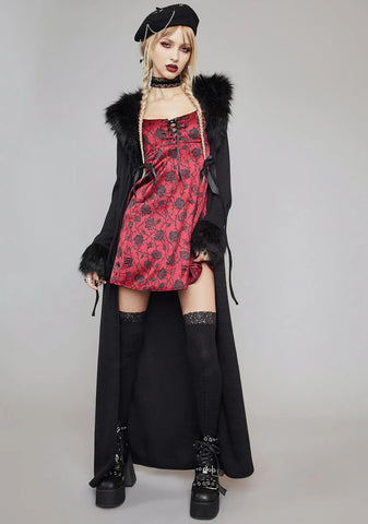 Heaven's Outcasts Satin Mini Dress