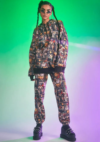 Paint Us Gold Oversized Hoodie