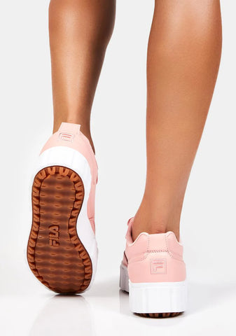 Peach Sandblast Low Sneakers