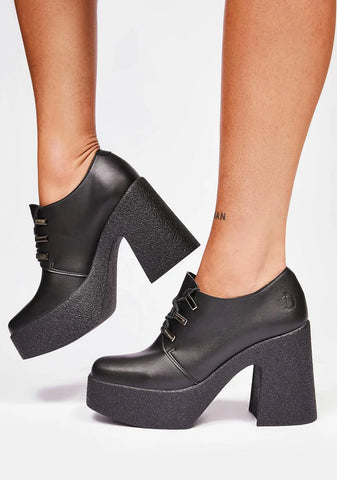 Minerva Lace Up Heels