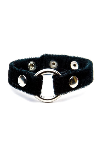 Ophelia Velvet Bracelet - Black