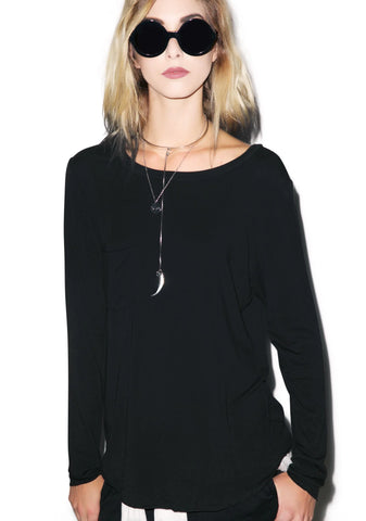 Long Lazy Tee - White