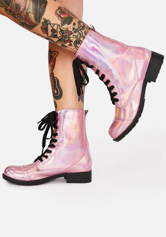 Pixie I Am Your Leader Hologram Boots