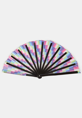 Trippy Folding Fan