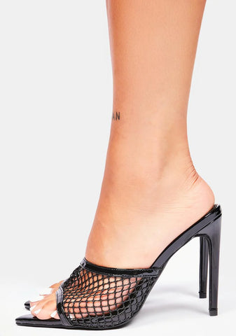 Dark One Of The Fam Kitten Heels