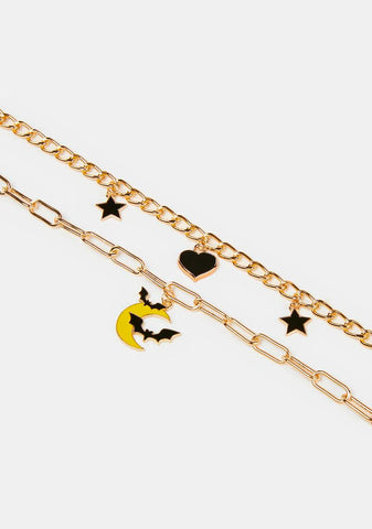 Out After Dark Layered Necklace