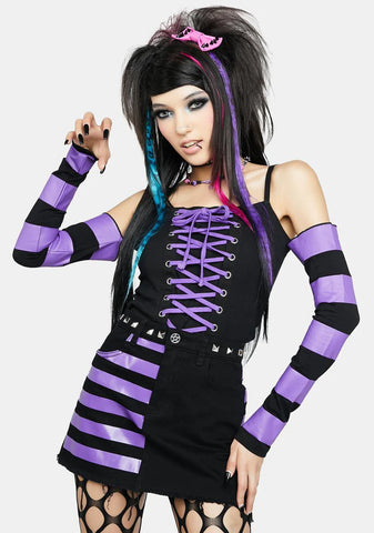 Make Things Complicated Mini Skirt