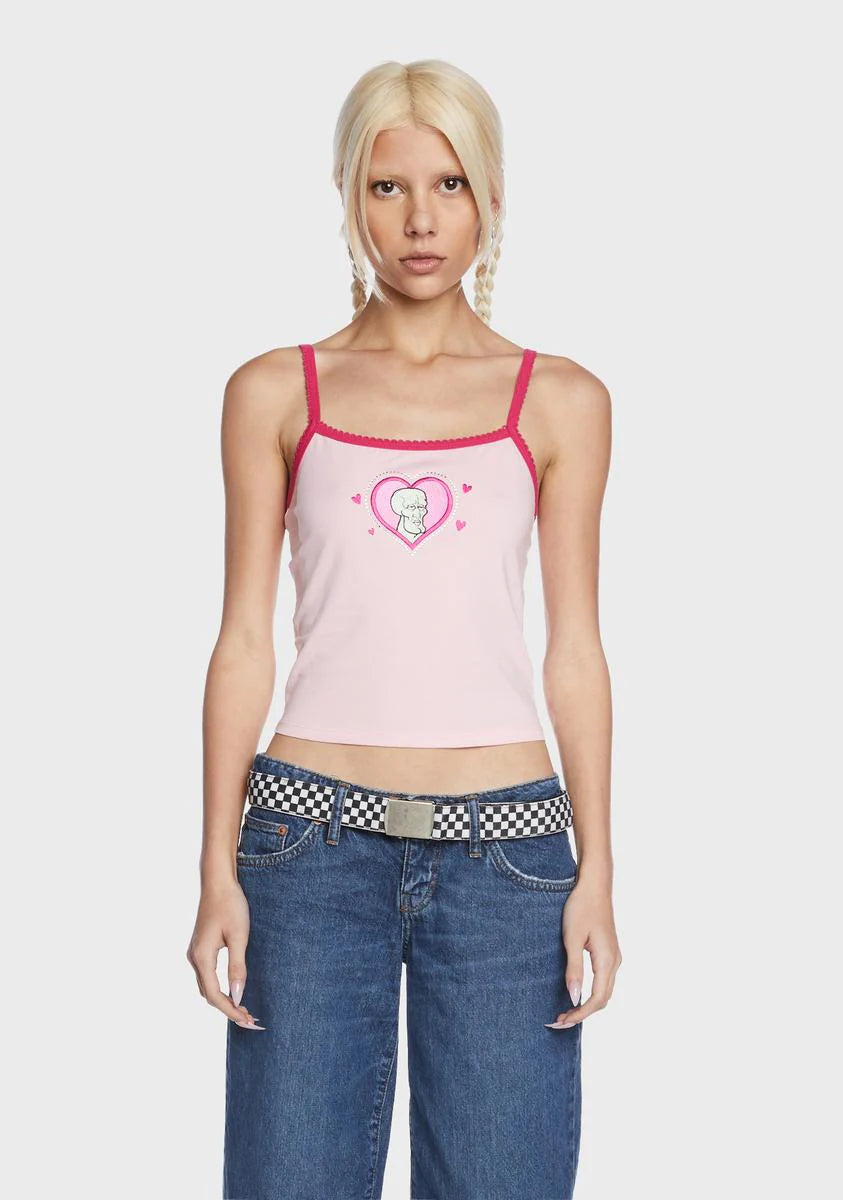 Handsome Squidward Tank Top